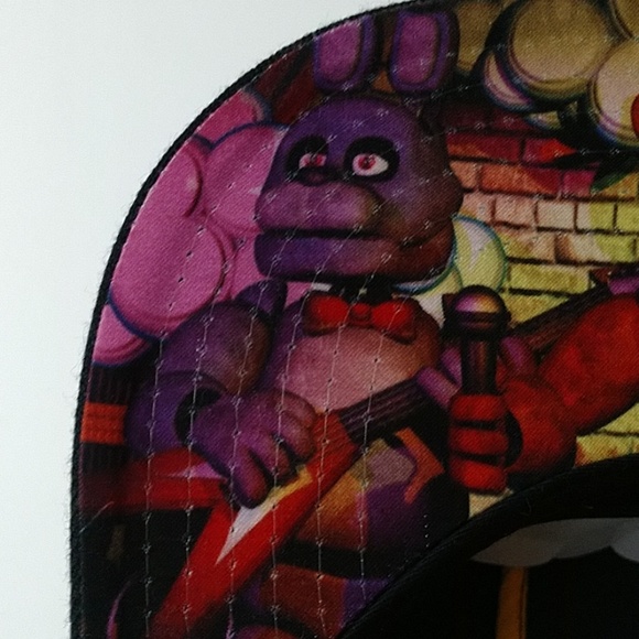 NWT FNAF Five Nights At Freddy's Pizza Hat Cap - Picture 6 of 8